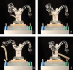 Dynamic manipulation of deformable objects with implicit integration